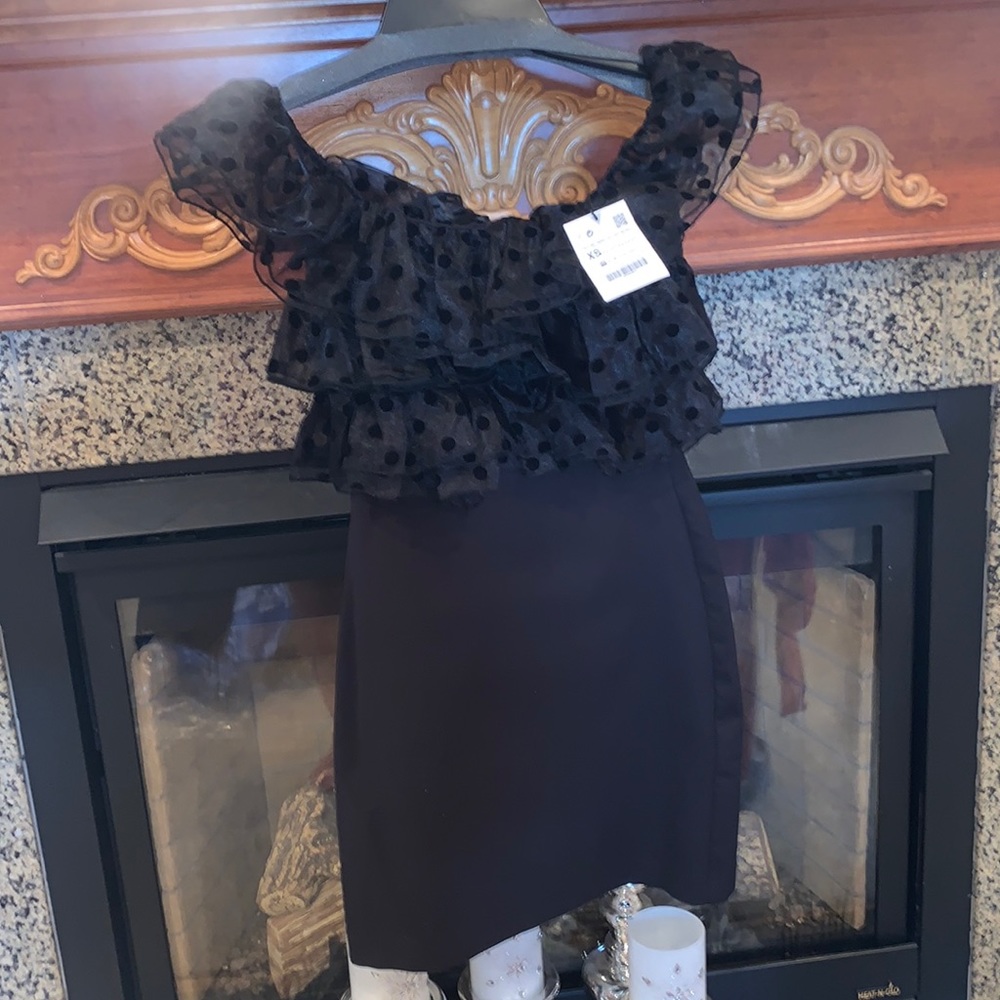 Women’s Zara Black Mini Dress. Size XS
